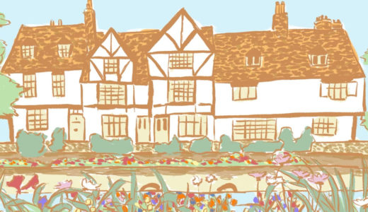 【日帰り旅】お花と小川がすてきなCanterburyへ